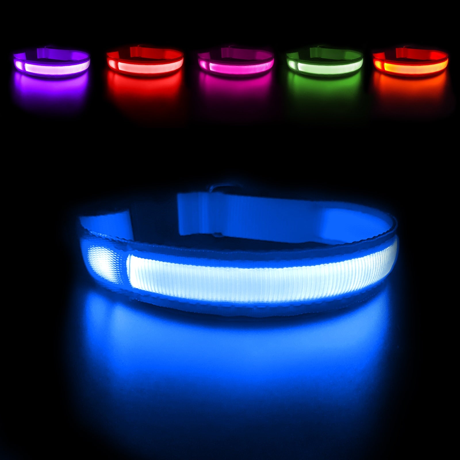 Adjustable Pet Luminous Flashing Necklace - optionsgaloreonlinestore