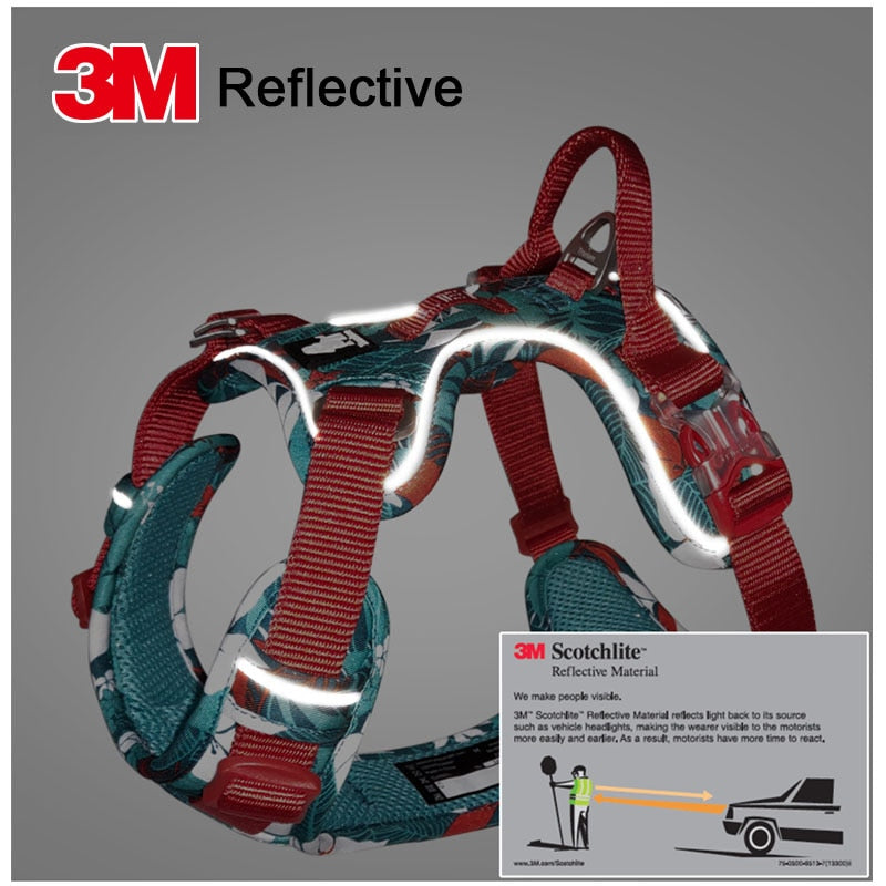 Explosion-proof Dog Harness Camouflage Reflective - optionsgaloreonlinestore