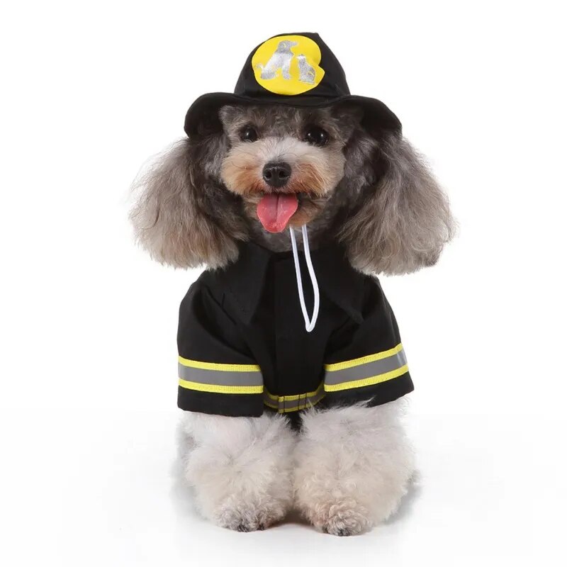 Funny Fireman Outfit Set 2-Legged Coat And Hat