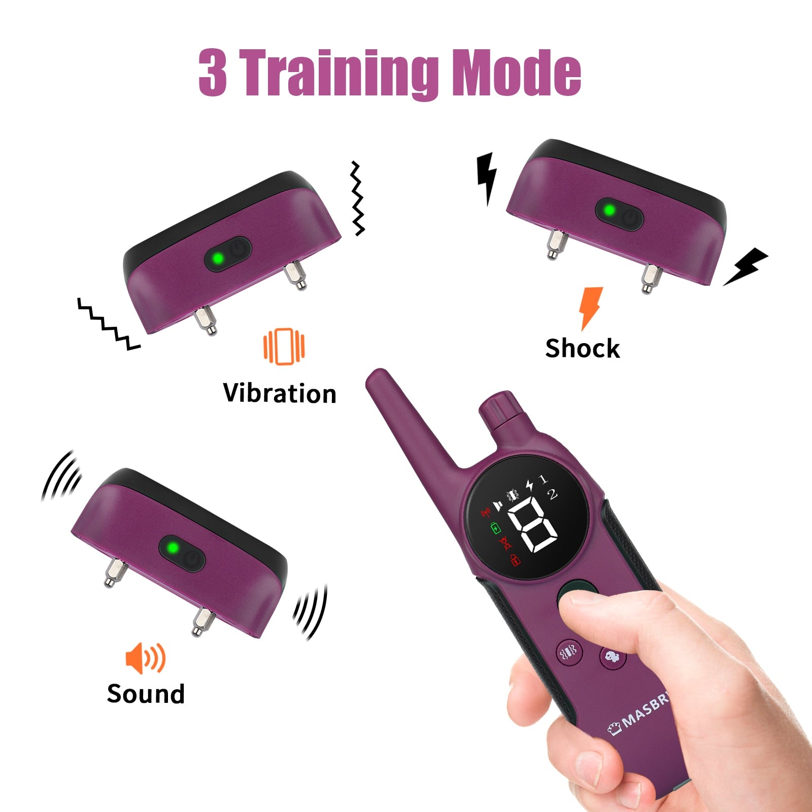 Electric Dog Training Collar Remote Control - optionsgaloreonlinestore