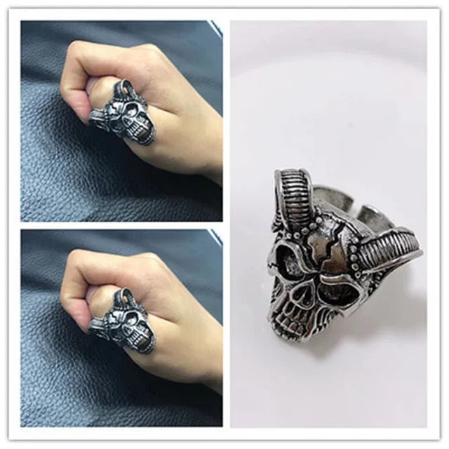 silver color metal punk party jewelry gifts - optionsgaloreonlinestore