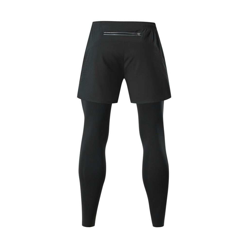 2 In 1 Men Running Trousers