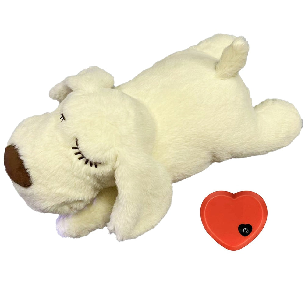 Cute Heartbeat Pet Toy Plush Puppy - optionsgaloreonlinestore