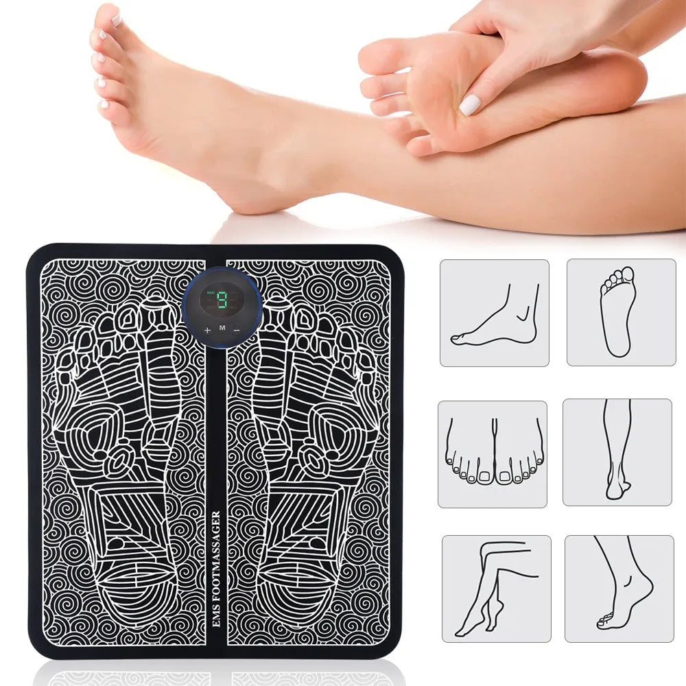 EMS Physiotherapy Foot Massage Promote Blood Circulation
