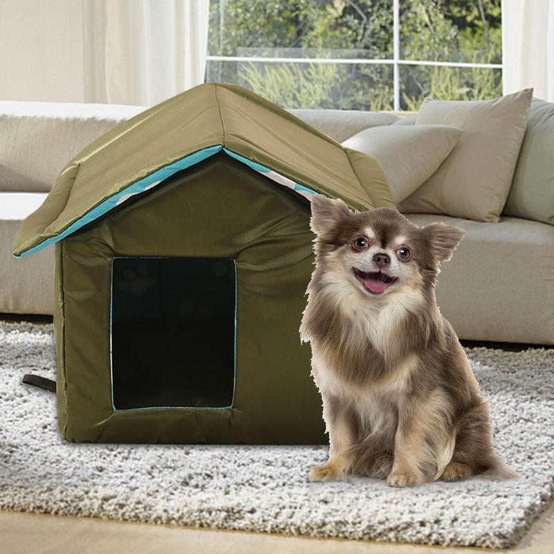 Warm Outdoor Cat House Foldable Insulated
