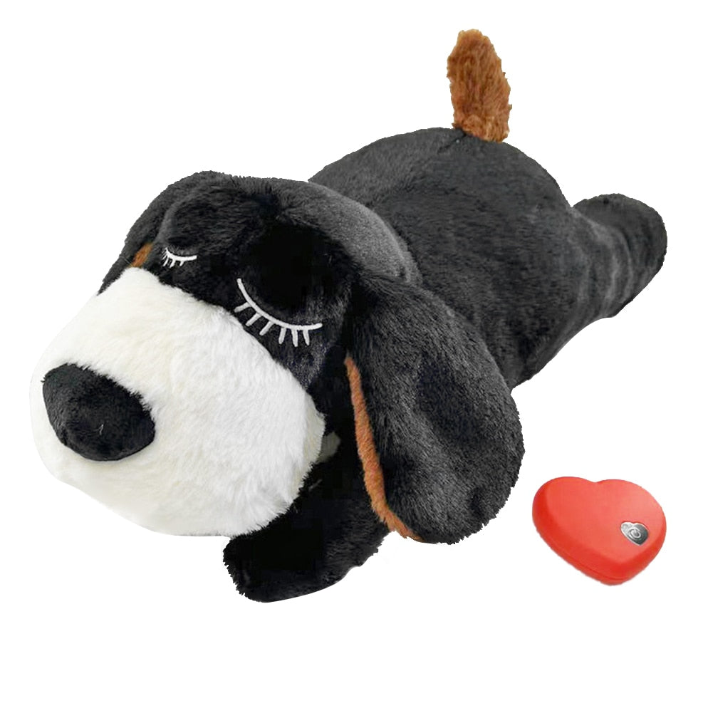 Cute Heartbeat Pet Toy Plush Puppy - optionsgaloreonlinestore