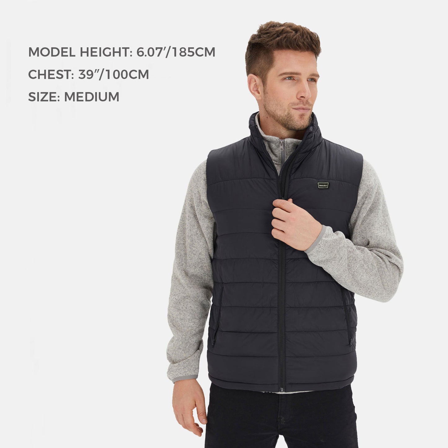 Heated Vest With Battery Pack 12000mAh Lightweight