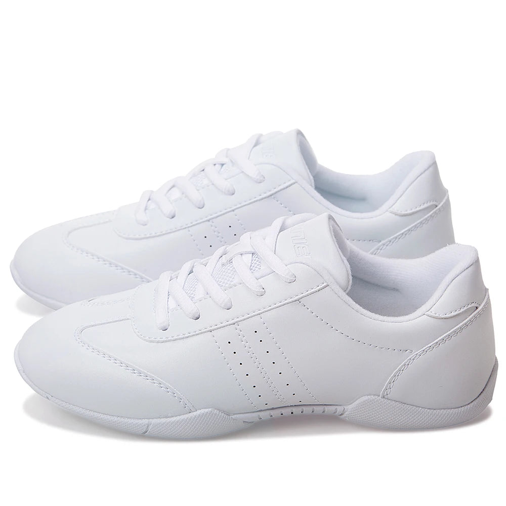 Girls White Cheerleading Dancing Shoes