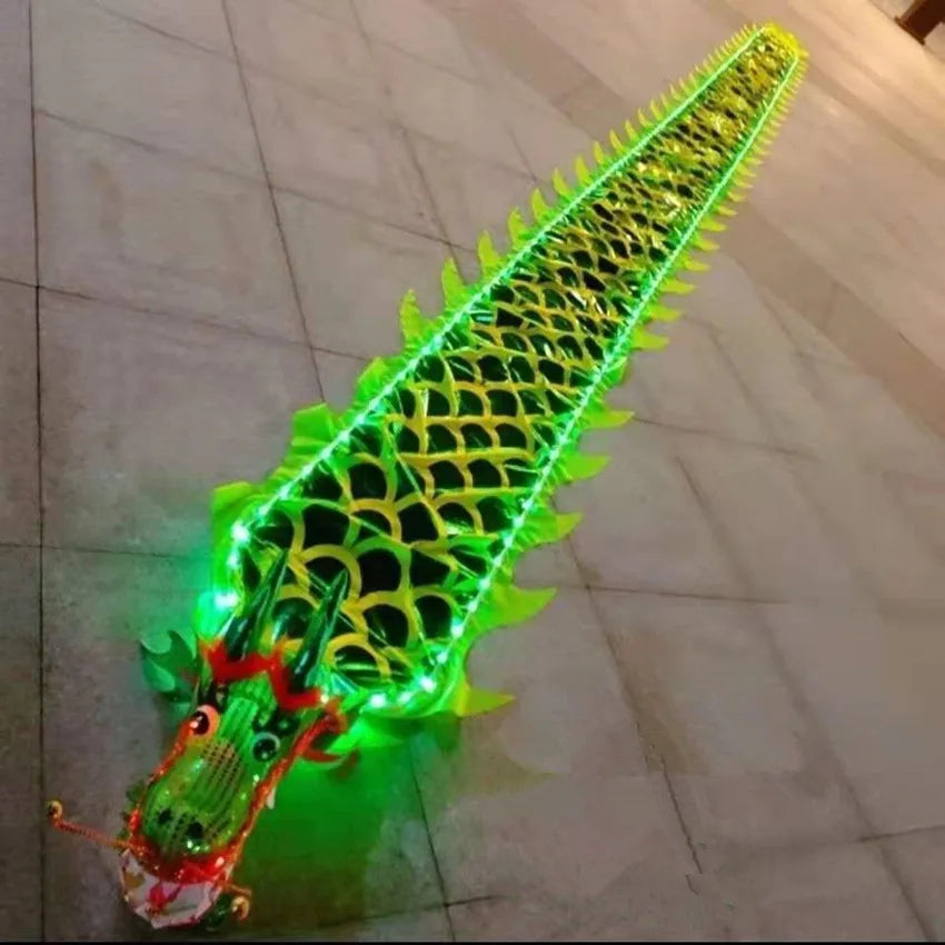 Red Green Light Dragon Dance For Children Adults