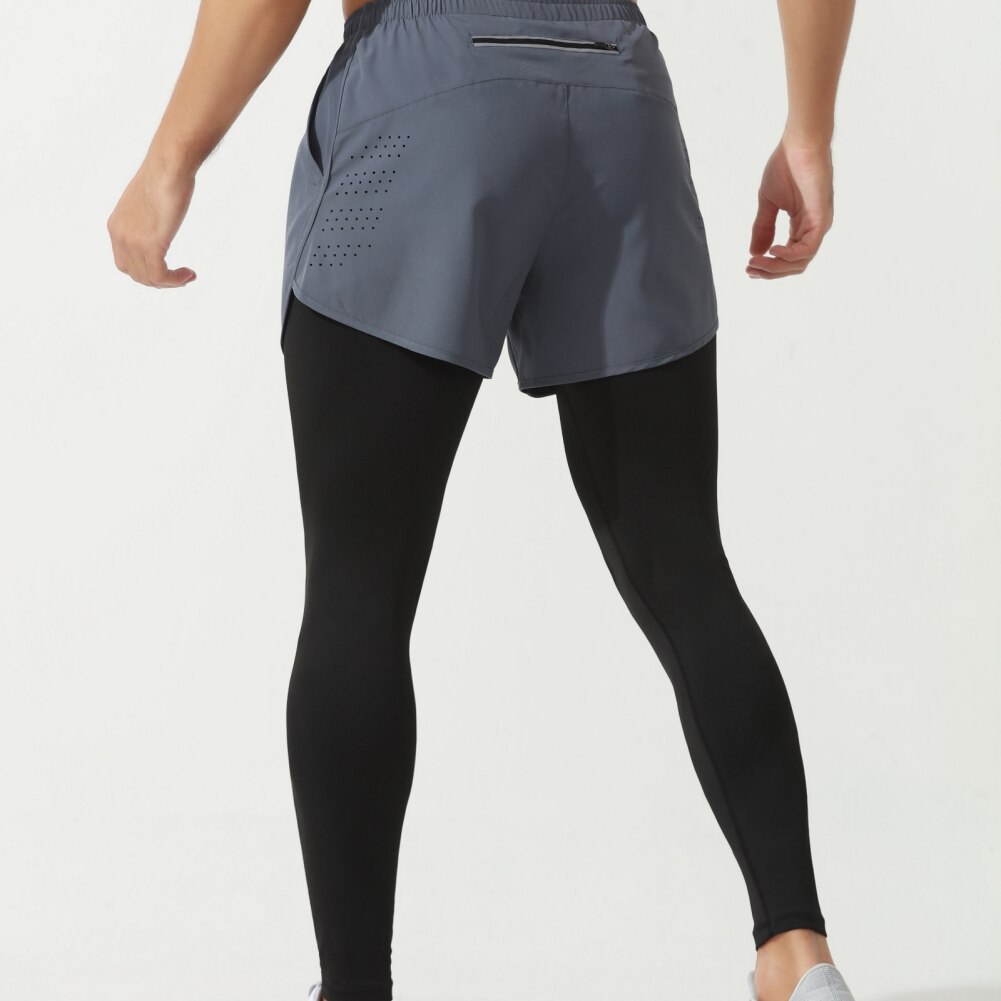 2 In 1 Men Running Trousers