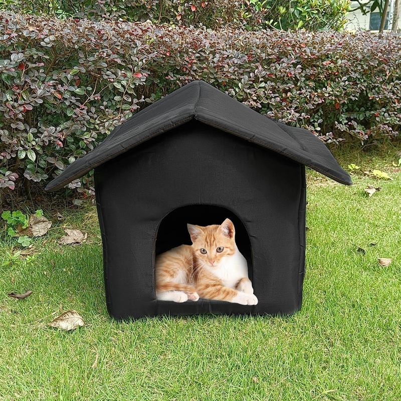 Waterproof Cat Houses Winter Warm Cat Bed Sleep House Weatherproof Insulated Ferales Houses For Outdoor Cats Dogs Pets Supplies