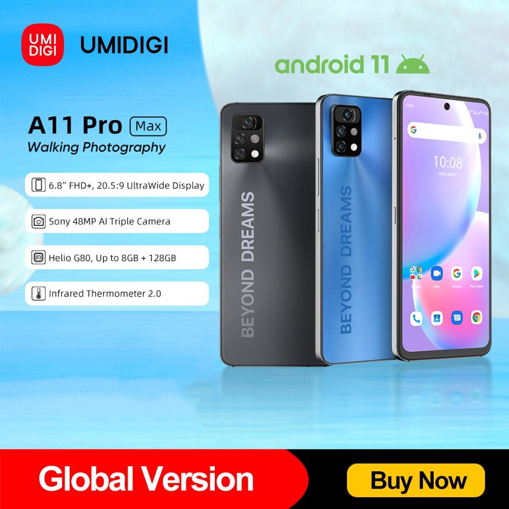 A11 Pro Max Smartphone Triple Camera - optionsgaloreonlinestore