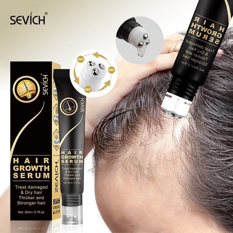 100% Natural Hair Growth Essential Anti Hair Loss Serum - optionsgaloreonlinestore