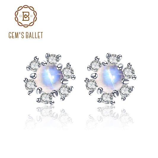 Sky Blue Topaz Clip Earring 925 Sterling Silver