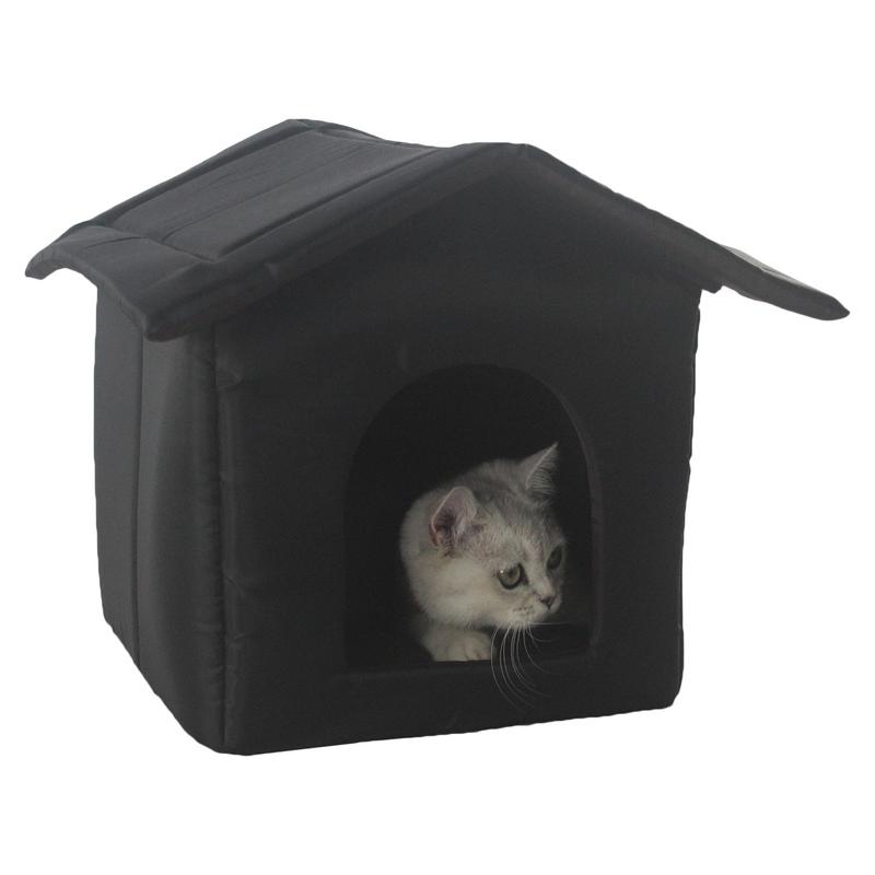 Waterproof Cat Houses Winter Warm Cat Bed Sleep House Weatherproof Insulated Ferales Houses For Outdoor Cats Dogs Pets Supplies