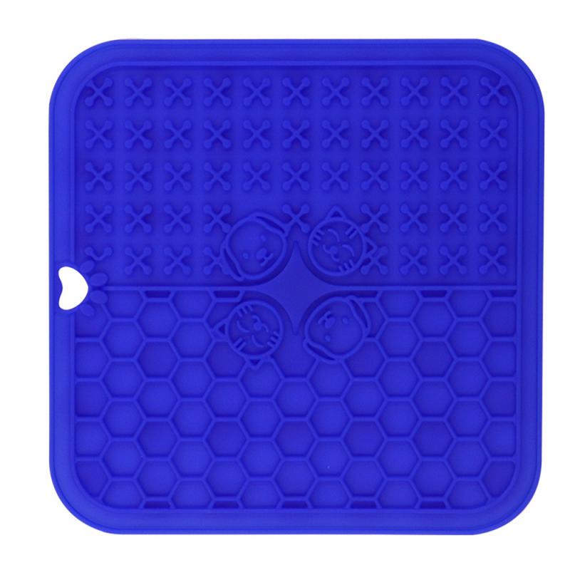 Silicone Dog Slow Feeders Mats With Suction Cup Food Plate Training Pet Dog Feeder Alternative to Feed Dog Bowl Dog Accessories - optionsgaloreonlinestore